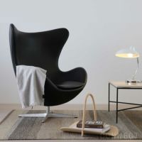 FRITZ HANSEN（フリッツ・ハンセン） / EGG（エッグチェア） / ラウンジチェア / Essential Leather（エッセンシャルレザー） / ブラック
