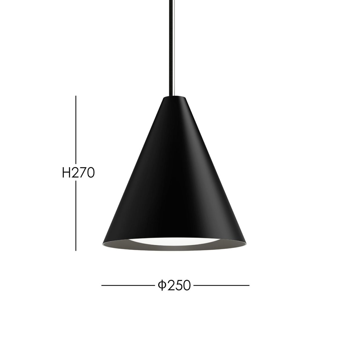 Louis Poulsen（ルイスポールセン） / Keglen（カイレン） 250 / 組込LED 2700K / ペンダントライト