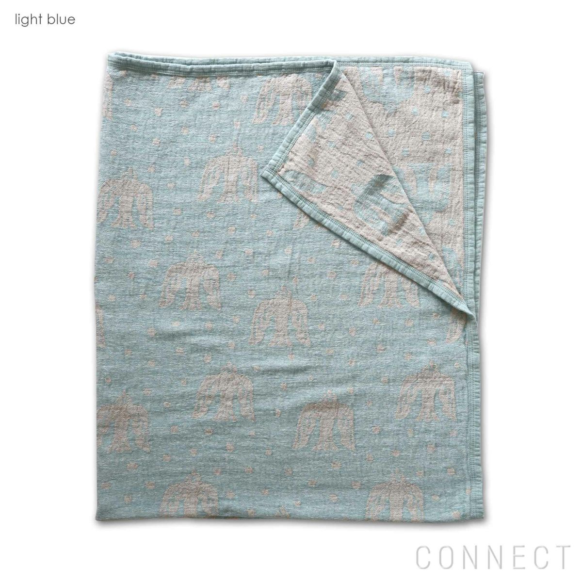 リネン＆シュニールコットンブランケット birds in the snow / シングル 140×180cm