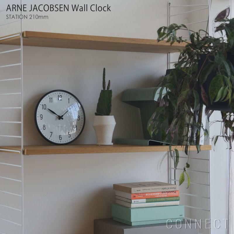 正規輸入品ARNE JACOBSEN Wall Clock CityHall 290mm - インテリア時計