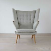 PP Mobler（PPモブラー） / PP19（パパベア） イージーチェア / オーク材・ソープフィニッシュ /  ネイルチーク / STANDARD FABRIC Hallingdal ♯110（ハリンダル） / ラウンジチェア