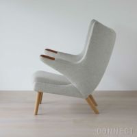 PP Mobler（PPモブラー） / PP19（パパベア） イージーチェア / オーク材・ソープフィニッシュ /  ネイルチーク / STANDARD FABRIC Hallingdal ♯110（ハリンダル） / ラウンジチェア