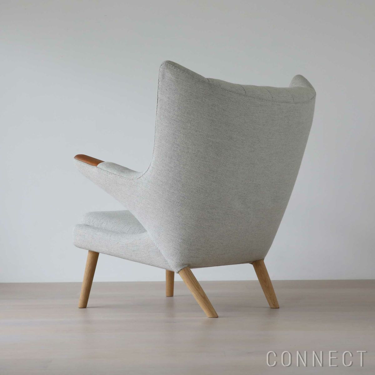 PP Mobler（PPモブラー） / PP19（パパベア） イージーチェア / オーク材・ソープフィニッシュ /  ネイルチーク / STANDARD FABRIC Hallingdal ♯110（ハリンダル） / ラウンジチェア