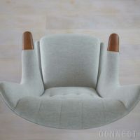 PP Mobler（PPモブラー） / PP19（パパベア） イージーチェア / オーク材・ソープフィニッシュ /  ネイルチーク / STANDARD FABRIC Hallingdal ♯110（ハリンダル） / ラウンジチェア