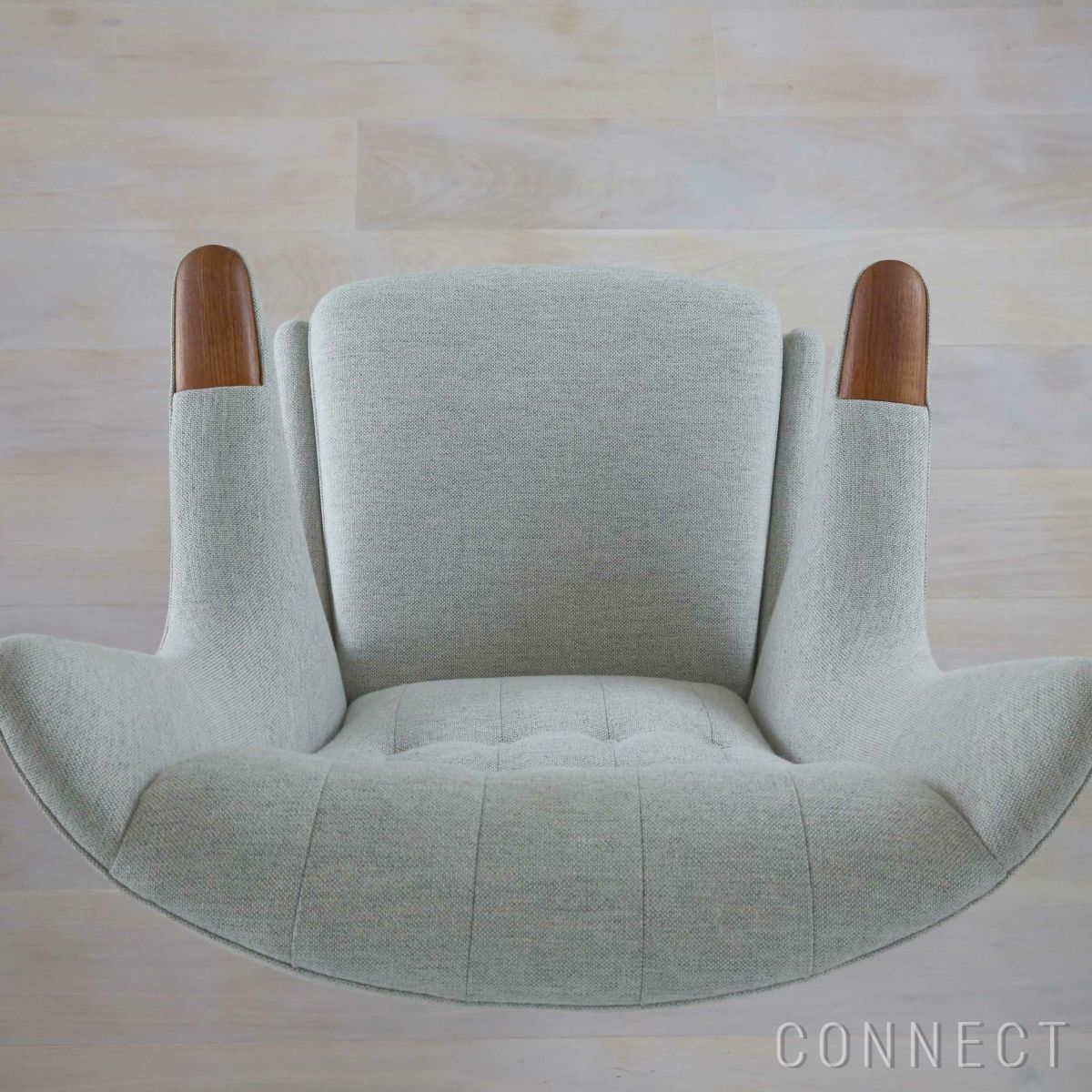 PP Mobler（PPモブラー） / PP19（パパベア） イージーチェア / オーク材・ソープフィニッシュ /  ネイルチーク / STANDARD FABRIC Hallingdal ♯110（ハリンダル） / ラウンジチェア