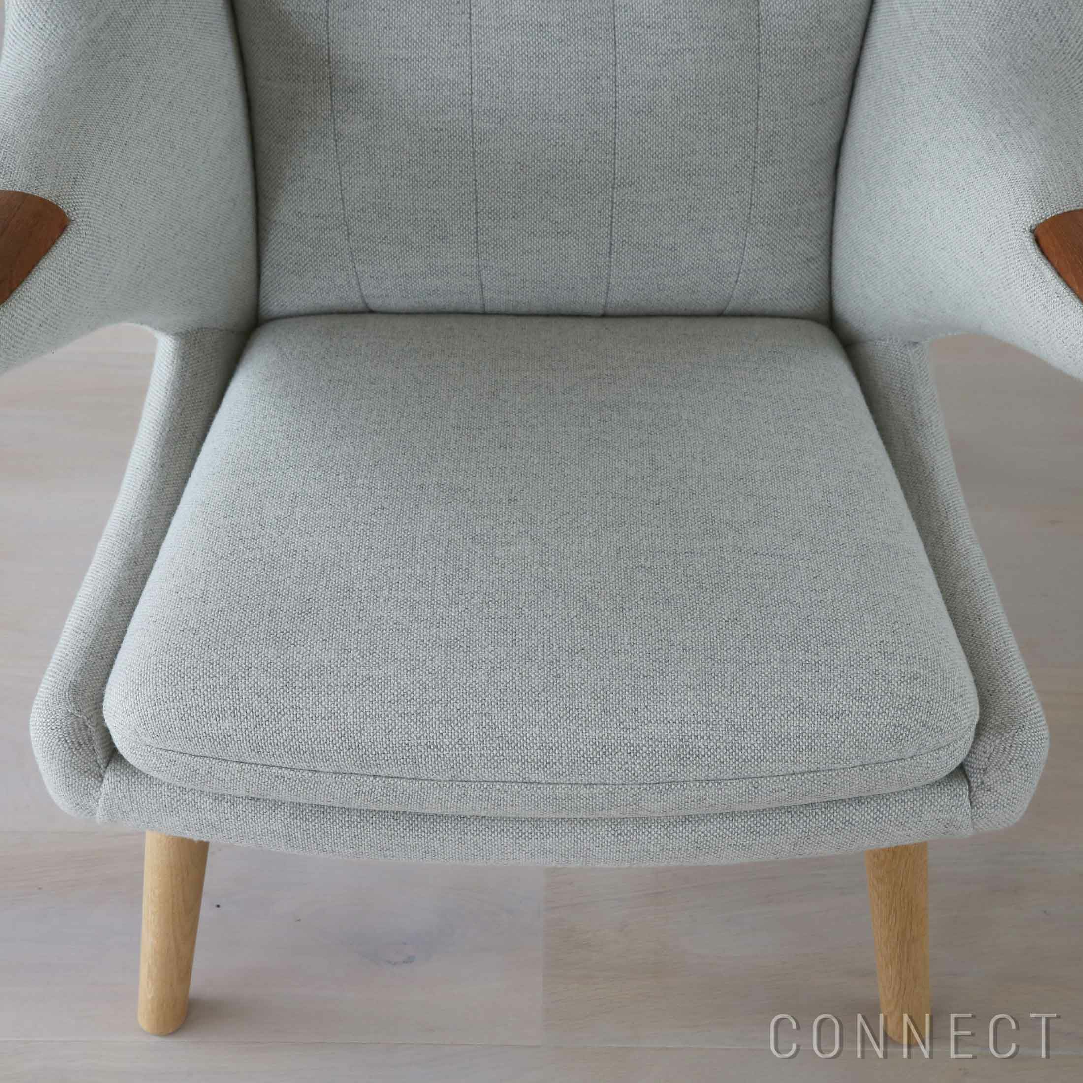 PP Mobler（PPモブラー） / PP19（パパベア） イージーチェア / オーク材・ソープフィニッシュ /  ネイルチーク / STANDARD FABRIC Hallingdal ♯110（ハリンダル） / ラウンジチェア