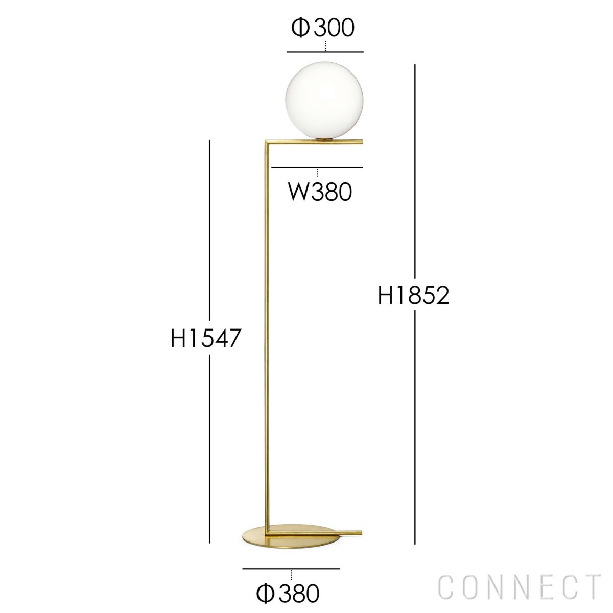 FLOS（フロス） / IC LIGHTS F2（アイシー ライツ F2） / 全3色 / フロアランプ