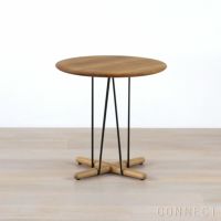CARL HANSEN & SON （カールハンセン＆サン） E021 / EMBRACE LOUNGE TABLE / オーク材・オイル仕上げ・ブラック脚 / φ48cm / コーヒーテーブル