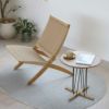 CARL HANSEN & SON （カールハンセン＆サン） E021 / EMBRACE LOUNGE TABLE / オーク材・オイル仕上げ・ブラック脚 / φ48cm / コーヒーテーブル