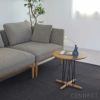 CARL HANSEN & SON （カールハンセン＆サン） E021 / EMBRACE LOUNGE TABLE / オーク材・オイル仕上げ・ブラック脚 / φ48cm / コーヒーテーブル