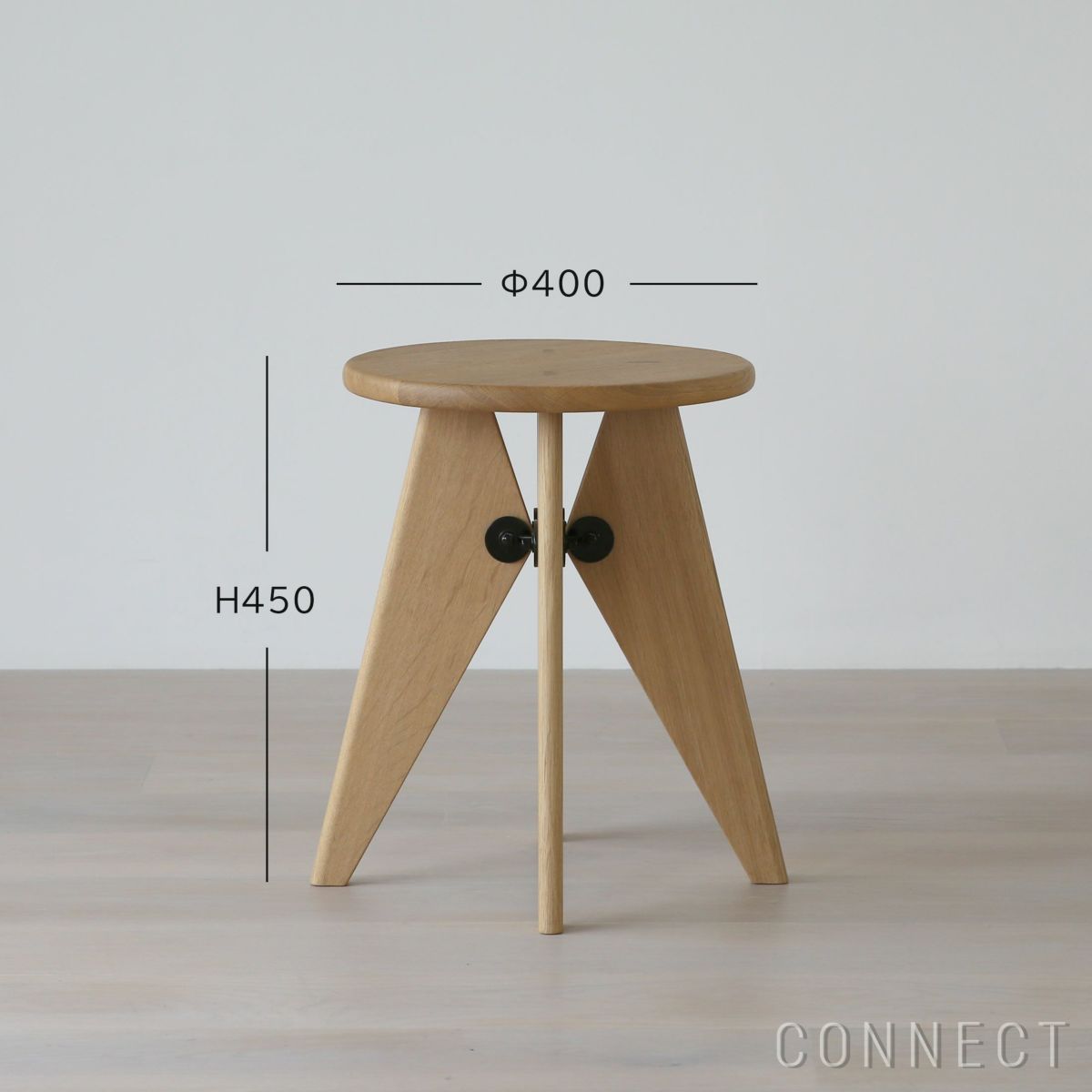Vitra（ヴィトラ） / Tabouret Bois（タブレ ボワ） / ソリッドナチュラルオーク・オイル仕上げ / スツール