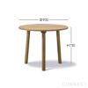FREDERICIA（フレデリシア） / Taro Table（タローテーブル） / Model 6119 / 丸テーブル / オーク材・ライトオイル仕上げ / Φ90cm