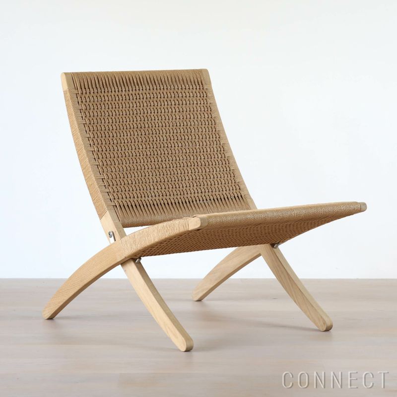 【ポイント10倍】CARL HANSEN & SON（カール・ハンセン＆サン） / MG501 キューバチェア /  オーク材・ソープ仕上げ・ナチュラルペーパーコード / ラウンジチェア