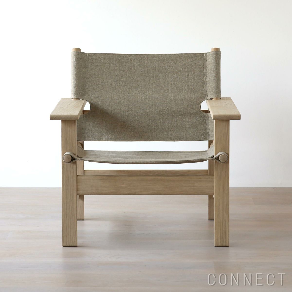 FREDERICIA（フレデリシア） / The Canvas Chair（キャンバスチェア） / Model 2031 / オーク材・ソープ仕上げ / ラウンジチェア