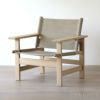 FREDERICIA（フレデリシア） / The Canvas Chair（キャンバスチェア） / Model 2031 / オーク材・ソープ仕上げ / ラウンジチェア
