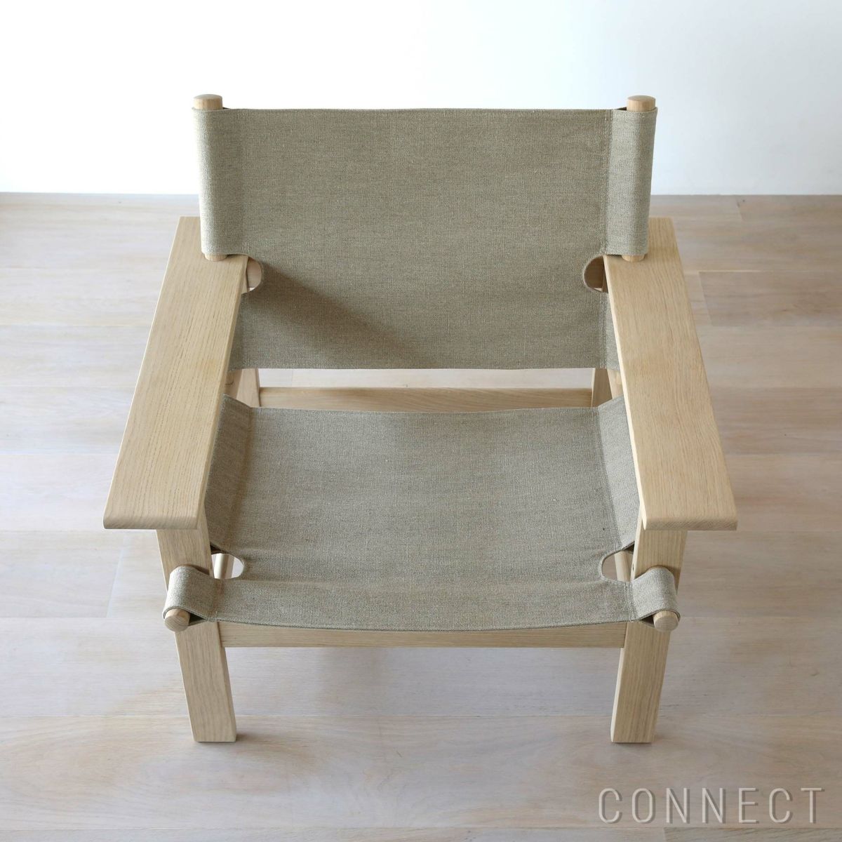 FREDERICIA（フレデリシア） / The Canvas Chair（キャンバスチェア） / Model 2031 / オーク材・ソープ仕上げ / ラウンジチェア