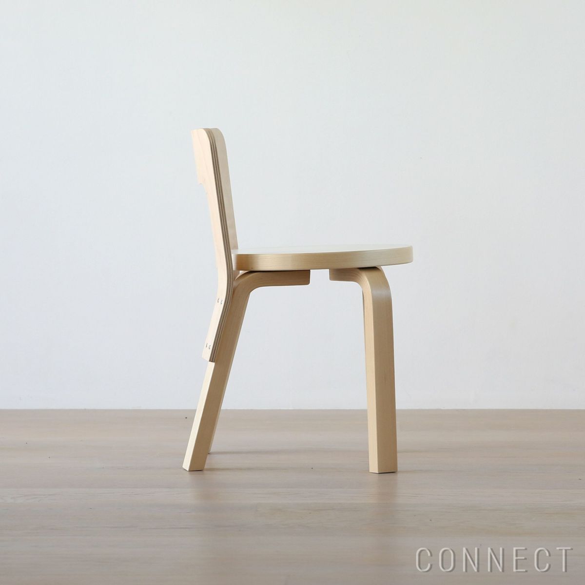 Artek（アルテック） / N65 子ども用チェア / バーチ材・ナチュラルラッカー仕上げ / 座面・ホワイトラミネート / ベビーチェア