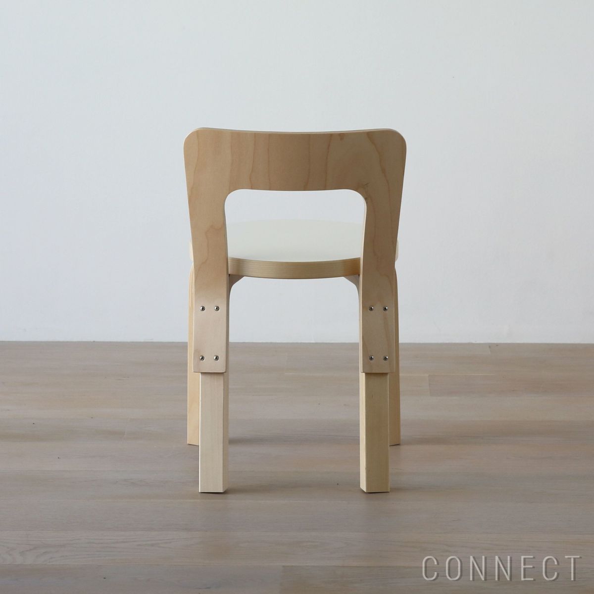Artek（アルテック） / N65 子ども用チェア / バーチ材・ナチュラルラッカー仕上げ / 座面・ホワイトラミネート / ベビーチェア