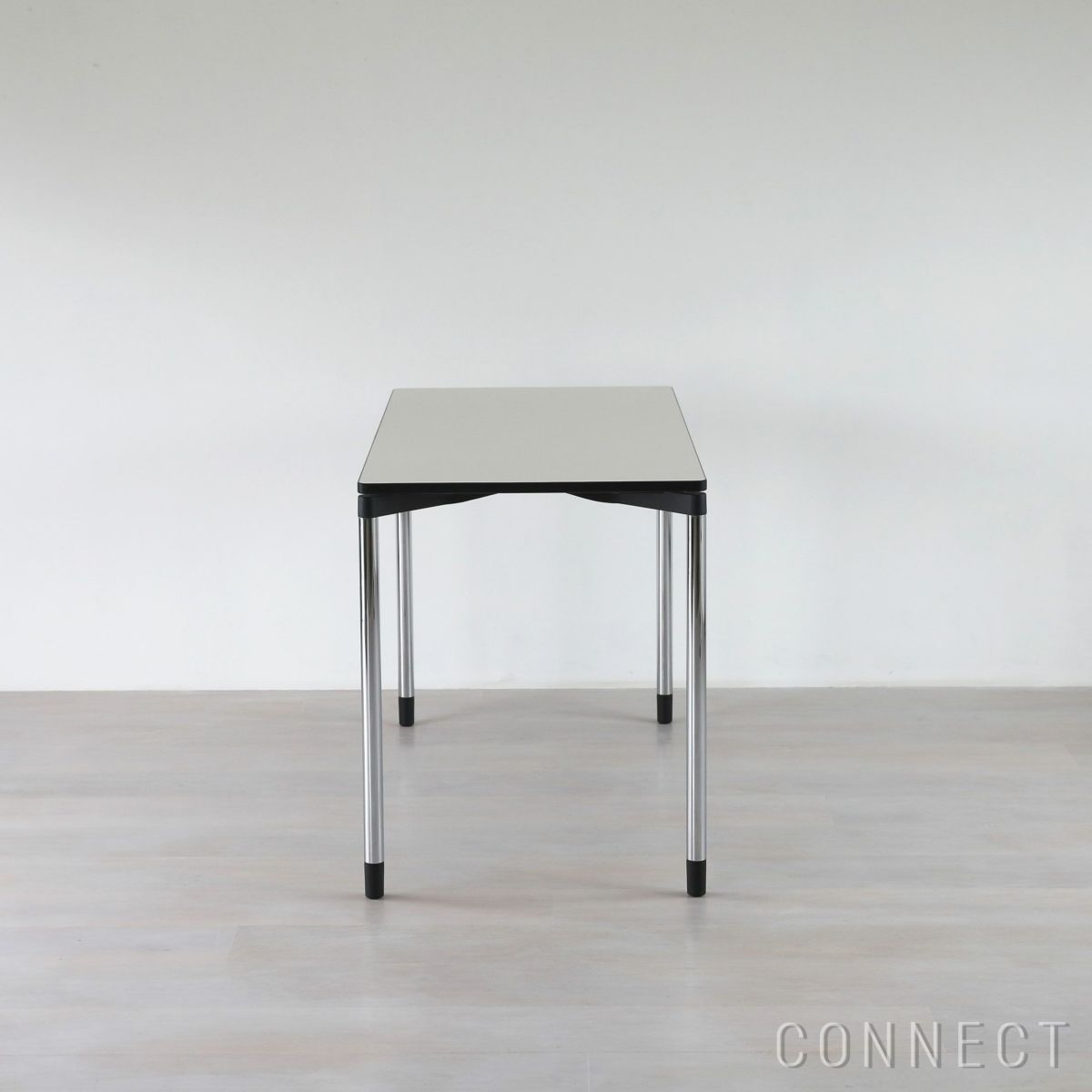 Vitra（ヴィトラ） / Map Table （マップテーブル）長方形 W1200 / ソフトライト天板 / クローム脚・ポリッシュ仕上げ・グライド付き / デスク