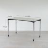 Vitra（ヴィトラ） / Map Table （マップテーブル）長方形 W1200 / ソフトライト天板 / クローム脚・ポリッシュ仕上げ・グライド付き / デスク