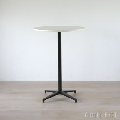Vitra（ヴィトラ） / Bistro Stand-up Table（ビストロ スタンドアップテーブル）Φ796 / メラミンホワイト天板 / ベーシックダーク脚・パウダーコート仕上げ / ラウンドテーブル