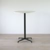 Vitra（ヴィトラ） / Bistro Stand-up Table（ビストロ スタンドアップテーブル）Φ796 / メラミンホワイト天板 / ベーシックダーク脚・スムース仕上げ / ラウンドテーブル