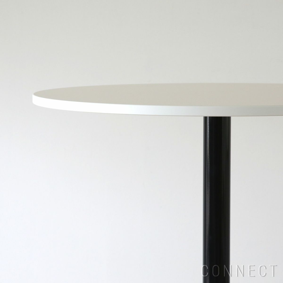 Vitra（ヴィトラ） / Bistro Stand-up Table（ビストロ スタンドアップテーブル）Φ796 / メラミンホワイト天板 / ベーシックダーク脚・スムース仕上げ / ラウンドテーブル