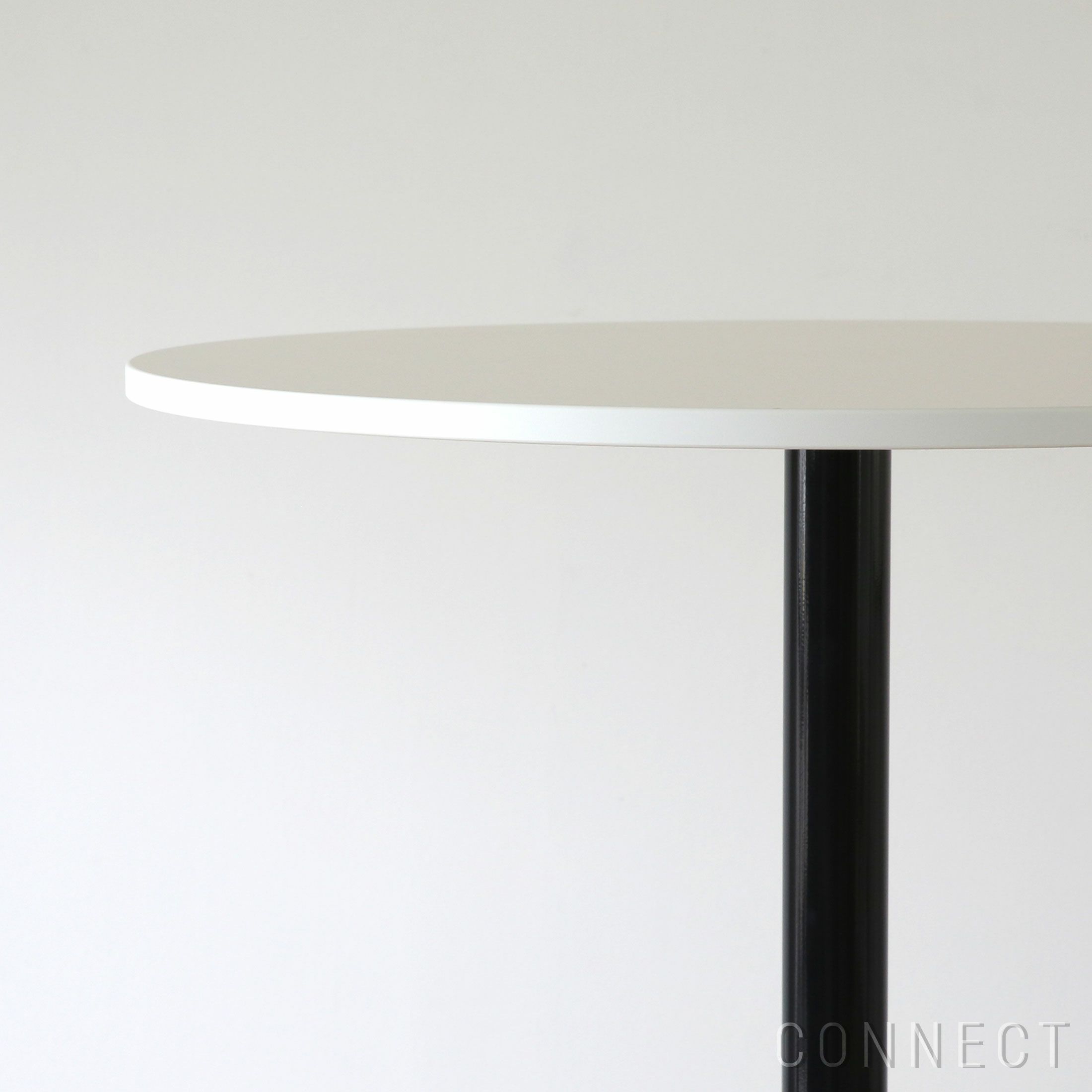 Vitra（ヴィトラ） / Bistro Stand-up Table（ビストロ スタンドアップテーブル）Φ796 / メラミンホワイト天板 / ベーシックダーク脚・スムース仕上げ / ラウンドテーブル