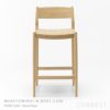 KARIMOKU CASE STUDY（カリモクケーススタディ） / MINATOMIRAI  N-BS01-LOW / ノームバースツール（LOW） / Wood Seat