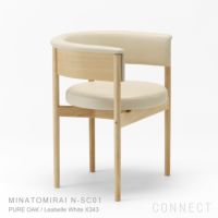 KARIMOKU CASE STUDY（カリモクケーススタディ） / MINATOMIRAI N-SC01 / ノームサイドチェア / Leabelle White X343