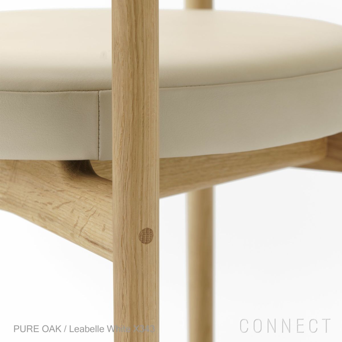 KARIMOKU CASE STUDY（カリモクケーススタディ） / MINATOMIRAI N-SC01 / ノームサイドチェア / Leabelle White X343