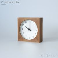 LEMNOS ( レムノス ) / Campagne table（カンパーニュ ターブル） / 電波時計 / 置時計