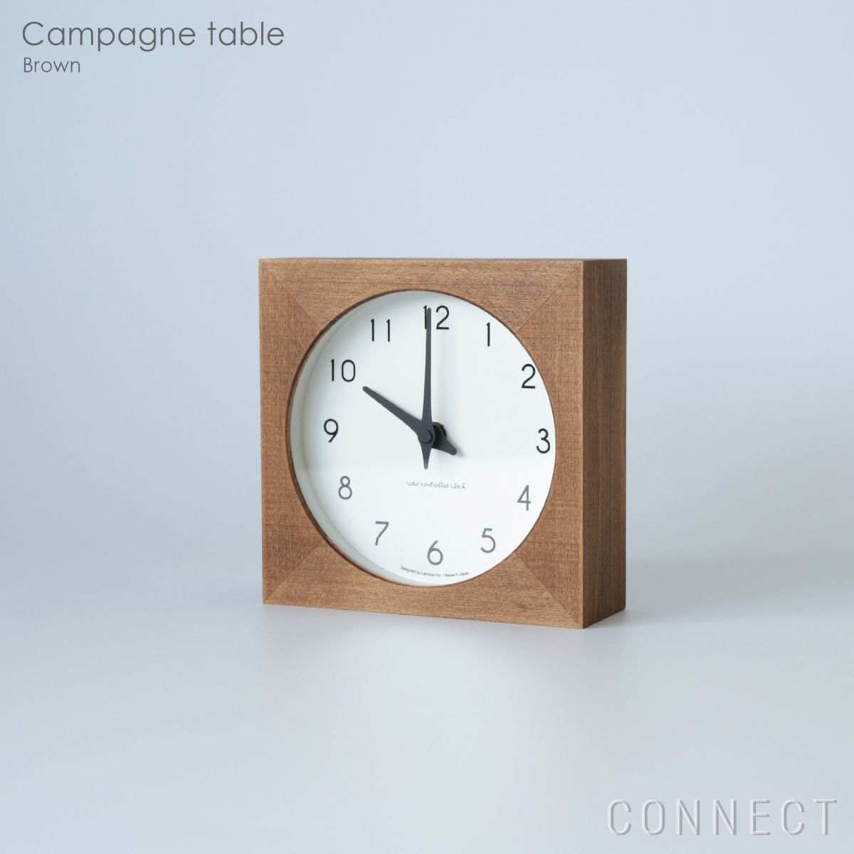LEMNOS ( レムノス ) / Campagne table（カンパーニュ ターブル） / 電波時計 / 置時計