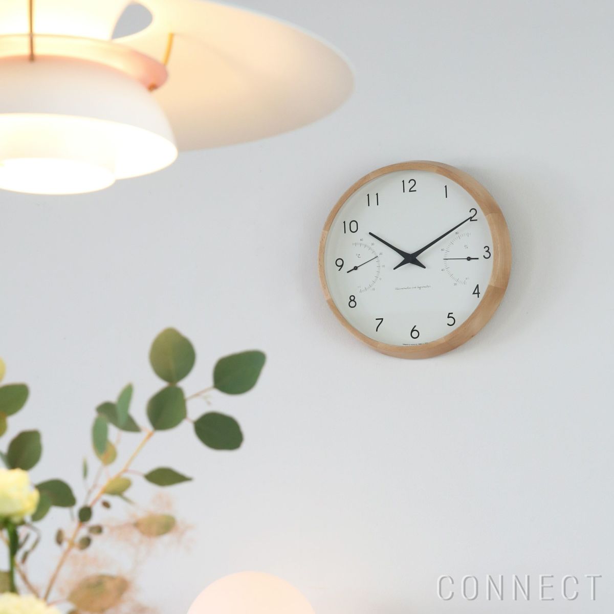 LEMNOS ( レムノス ) / Campagne air（カンパーニュ エール）［温湿度計付］ / 掛け時計