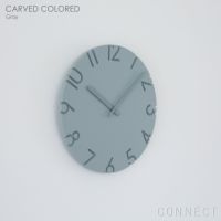 LEMNOS ( レムノス ) / CARVED COLORED（カーヴド カラード） / グレー / 掛け時計