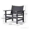 FREDERICIA（フレデリシア） / The Canvas Chair（キャンバスチェア） / Model 2031 / オーク材・ブラックラッカー仕上げ / ラウンジチェア