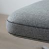 Vitra（ヴィトラ） / Grand Repos（グランレポ）オットマン / Cosy 2 Cross stitch（コージー2 クロスステッチ） pebble grey / アルミベース・ポリッシュ仕上げ / SH40cm（Low）