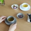 yumiko iihoshi porcelain （イイホシユミコ） / SHIONARI（シオナリ） / cup（S） / グレー