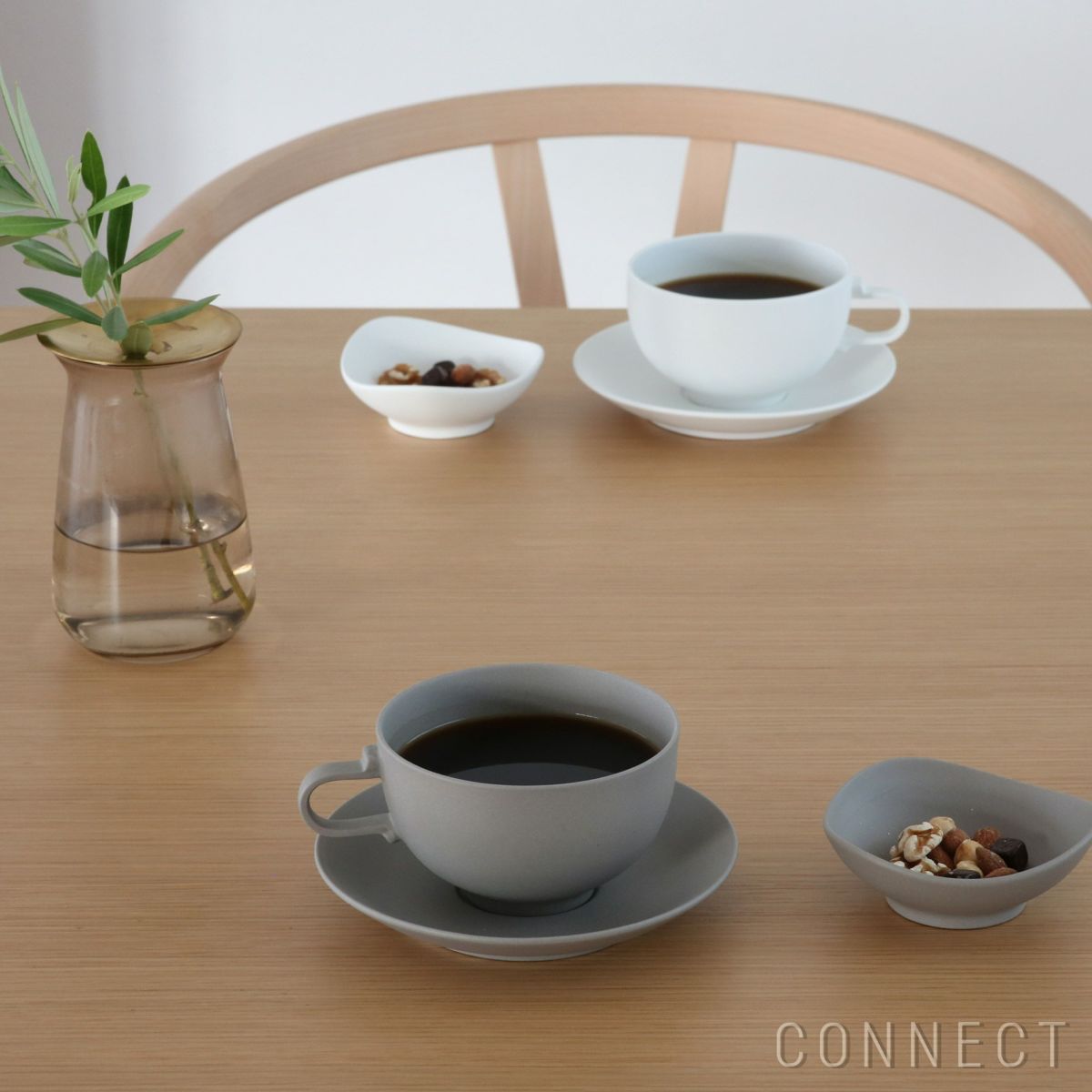 yumiko iihoshi porcelain （イイホシユミコ） / SHIONARI（シオナリ） / cup（M） / グレー