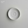 yumiko iihoshi porcelain （イイホシユミコ） / SHIONARI（シオナリ） / saucer（ソーサー） / ホワイト