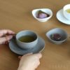 yumiko iihoshi porcelain （イイホシユミコ） / SHIONARI（シオナリ） / saucer（ソーサー） / グレー