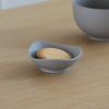 yumiko iihoshi porcelain （イイホシユミコ） / SHIONARI（シオナリ） / almond dish（アーモンドディッシュ） / グレー