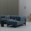 KARIMOKU NEW STANDARD（カリモク ニュースタンダード） / ELEPHANT SOFA Chaiselongue L （エレファントソファ シェーズロング） / 左肘 / フレーム ブラック