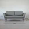 Vitra（ヴィトラ） / Suita Sofa 2-Seater back cushion Classic（ スイタ ソファ 2シーター, バック クッション クラシック ）トレー付き / F120 Credo  /ベーシックダーク脚・パウダーコート仕上げ