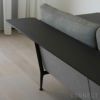 Vitra（ヴィトラ） / Suita Sofa 2-Seater back cushion Classic（ スイタ ソファ 2シーター, バック クッション クラシック ）トレー付き / F120 Credo  /ベーシックダーク脚・パウダーコート仕上げ