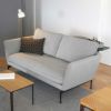 Vitra（ヴィトラ） / Suita Sofa 2-Seater back cushion Classic（ スイタ ソファ 2シーター, バック クッション クラシック ）トレー付き / F120 Credo  /ベーシックダーク脚・パウダーコート仕上げ