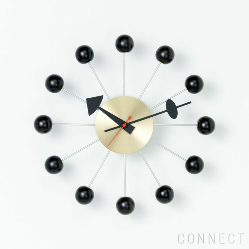 Vitra（ヴィトラ） / Wall Clocks（ウォールクロック） / Ball Clock（ボール クロック） / Black・Brass / 掛け時計