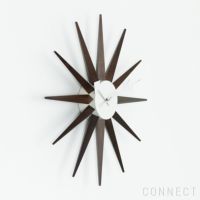 Vitra（ヴィトラ） / Wall Clocks（ウォールクロック） / Sunburst Clock（サンバースト クロック） / Walnut / 掛け時計