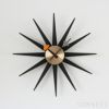 Vitra（ヴィトラ） / Wall Clocks（ウォールクロック） / Sunburst Clock（サンバースト クロック） / Black・Brass / 掛け時計