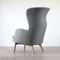 FRITZ HANSEN（フリッツ・ハンセン） / RO（ロオチェア） / ラウンジチェア / ウッドベース / Sunniva 242（スニバ）グレー